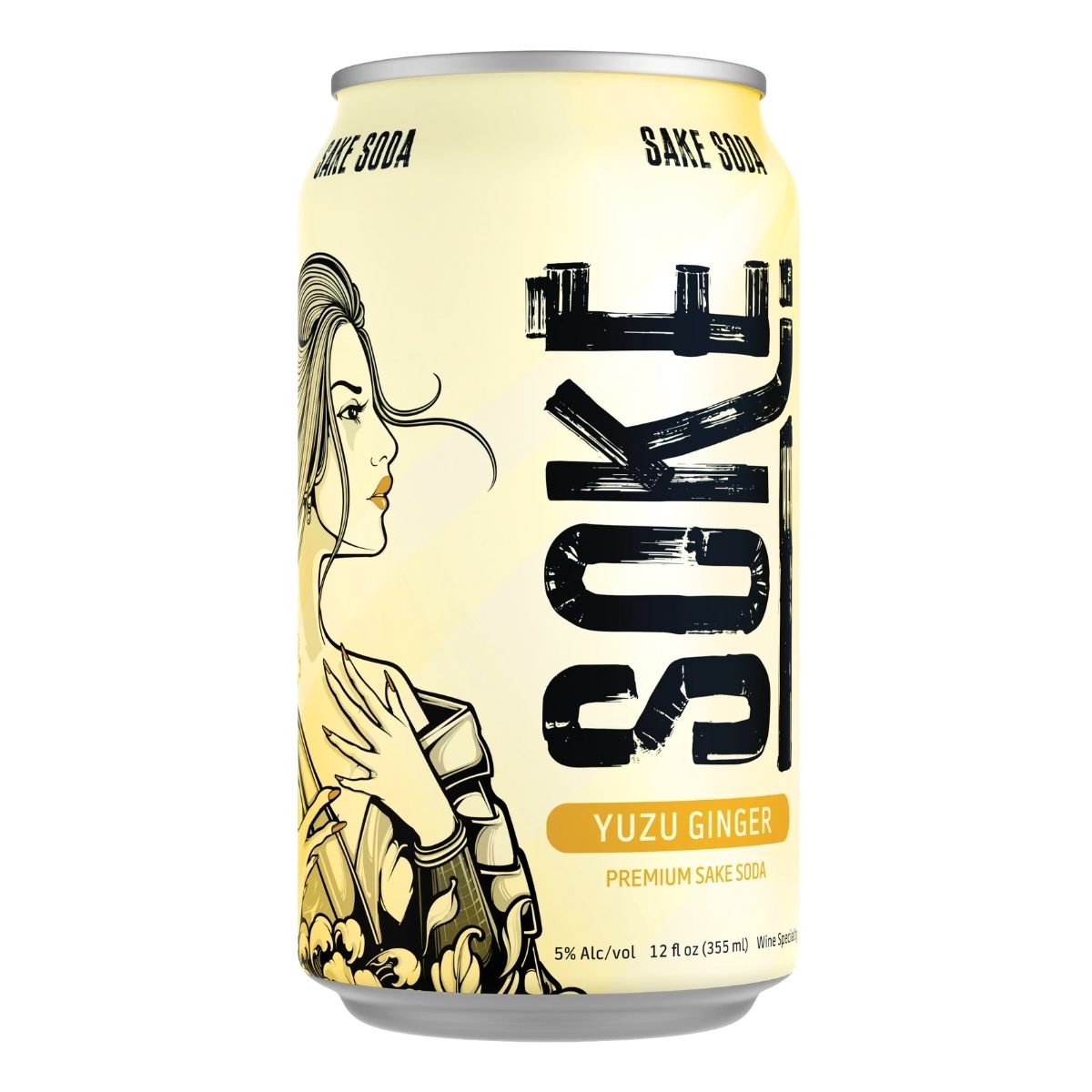 Soke Cocktails Yuzu Ginger Sake Soda
