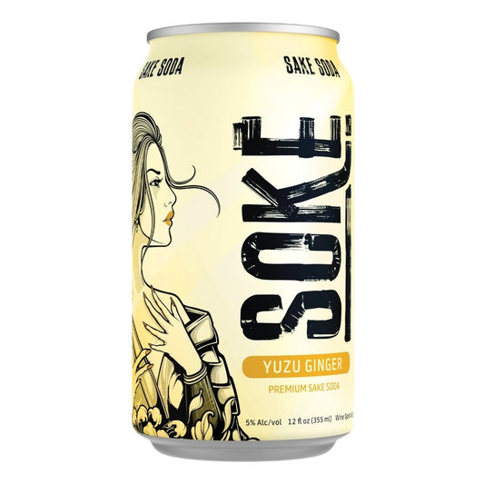 Soke Cocktails Yuzu Ginger Sake Soda