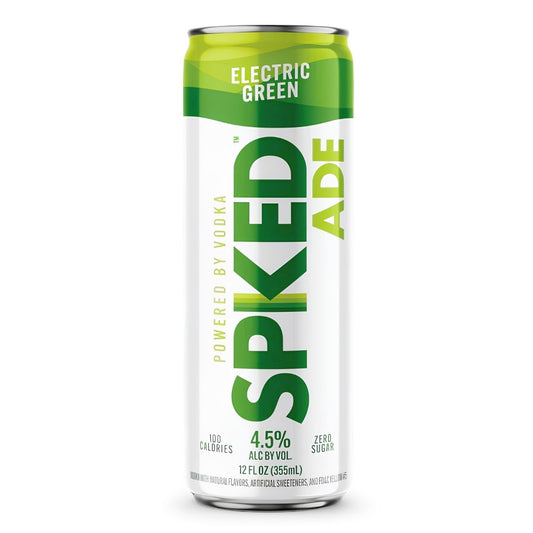 SpikedAde Electric Green Vodka Cocktail