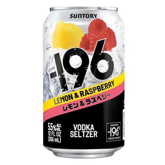 Suntory -196 Lemon & Raspberry Vodka Seltzer