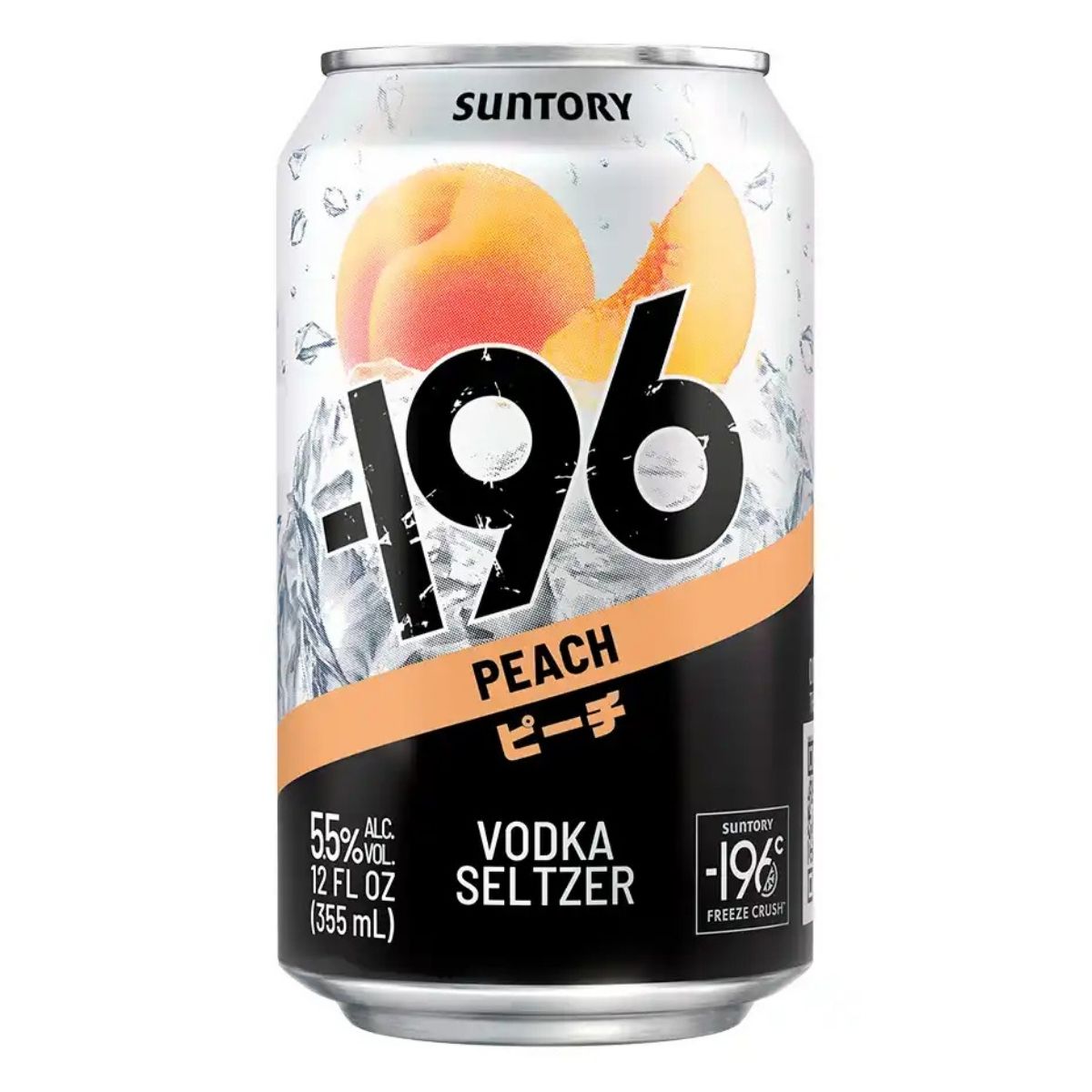 Suntory -196 Peach Vodka Seltzer