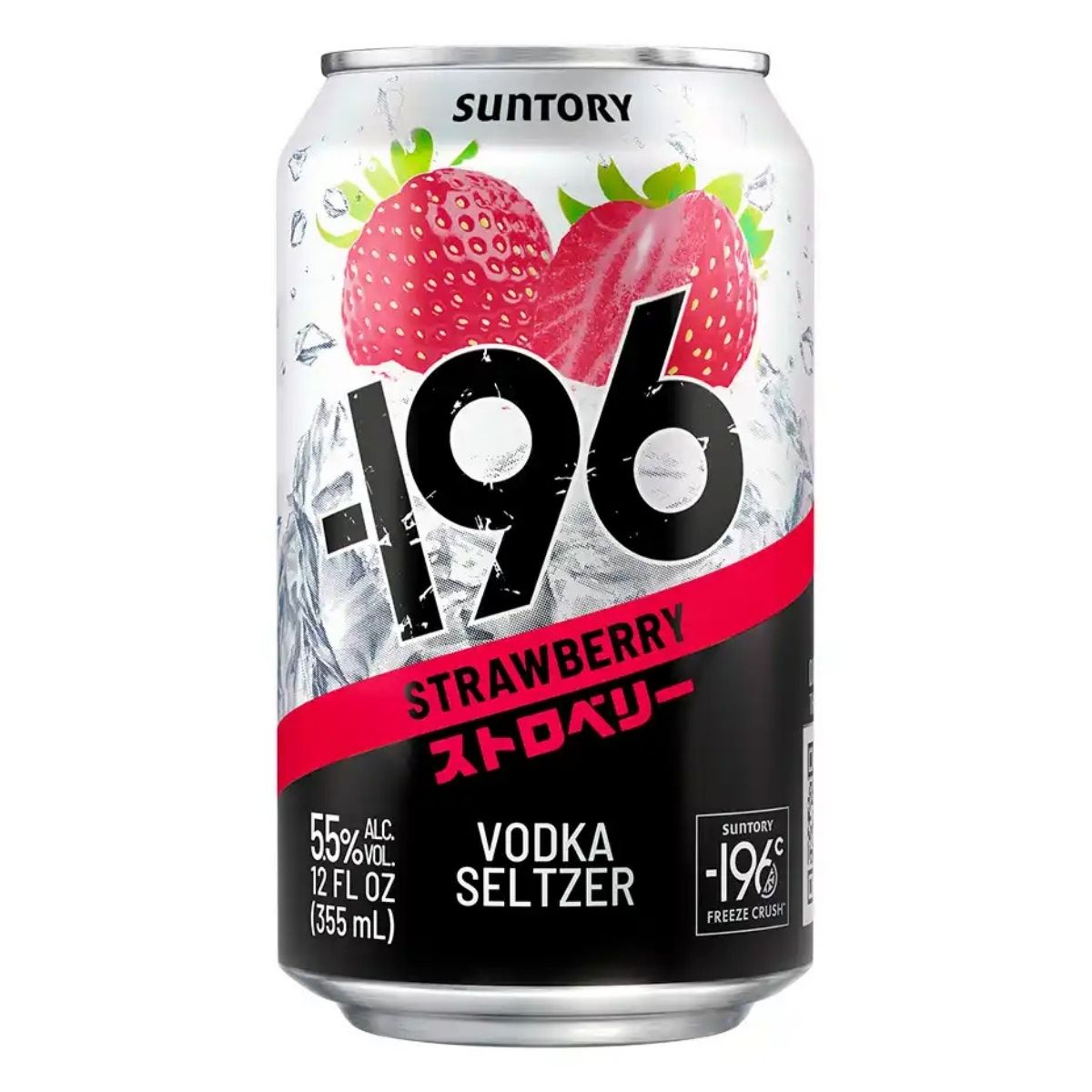Suntory -196 Strawberry Vodka Seltzer