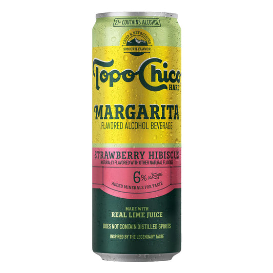 Topo Chico Hard Strawberry Hibiscus Margarita